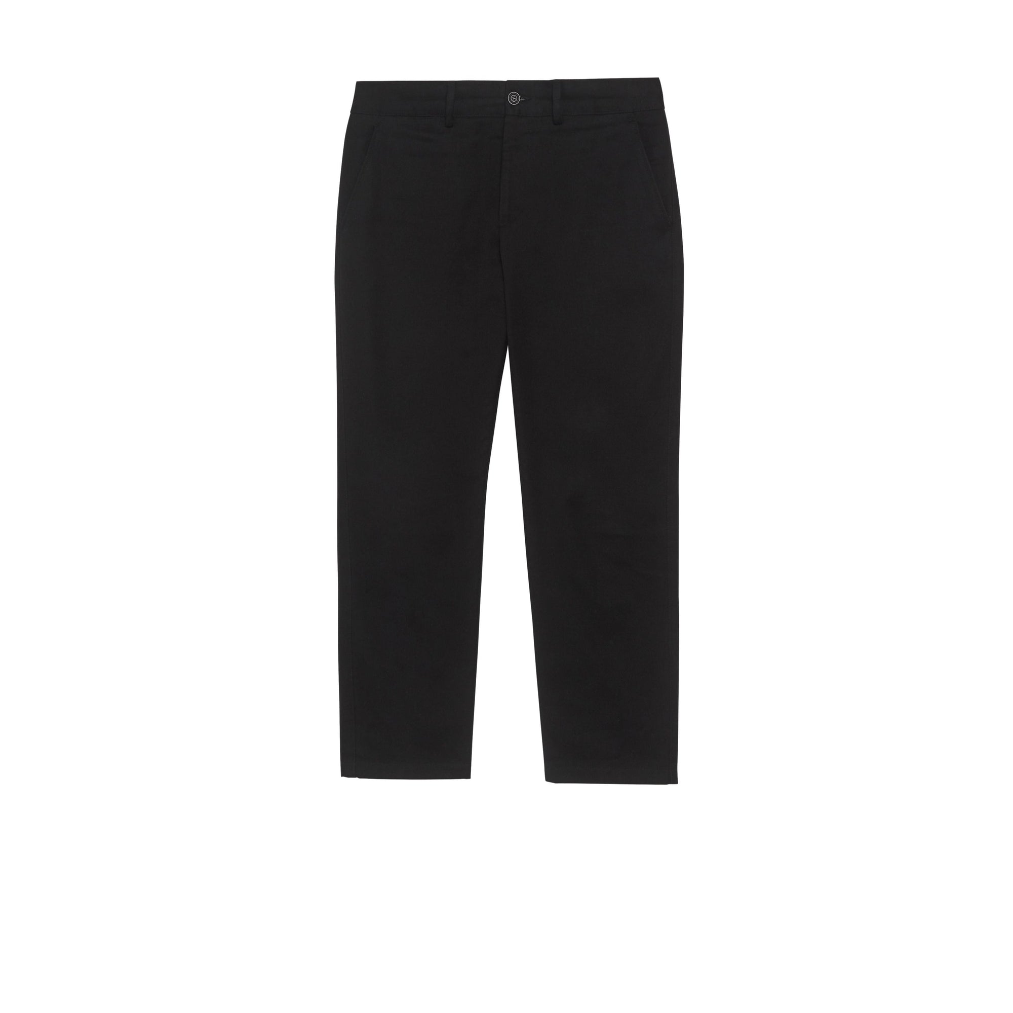 Pantalon chino slim en coton mélangé - Black