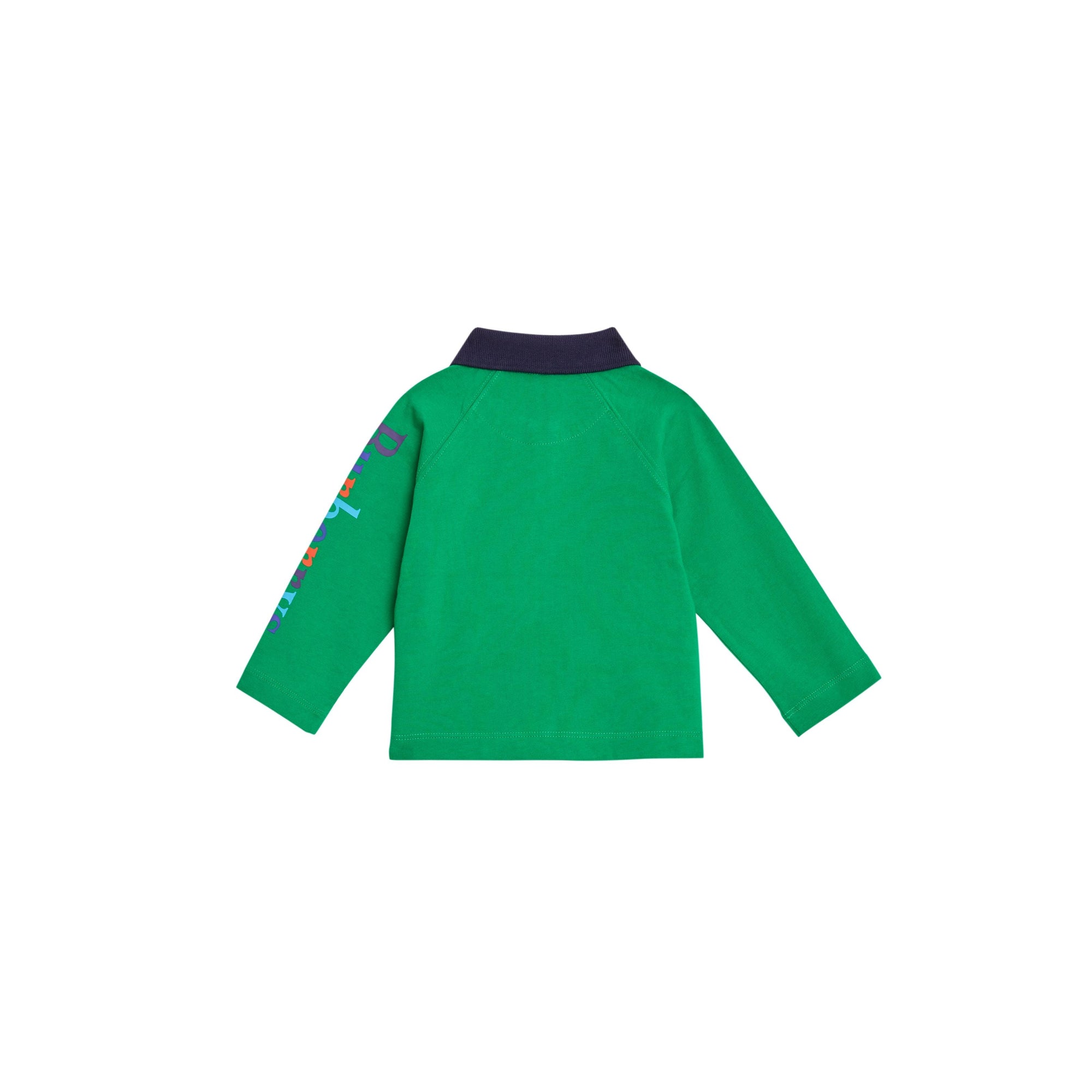 Polo à manches longues à logo d'archive - Bright Pigment Green