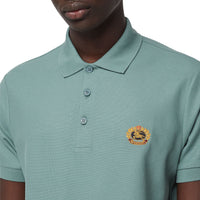 Polo à logo d'archive - Dusty Teal