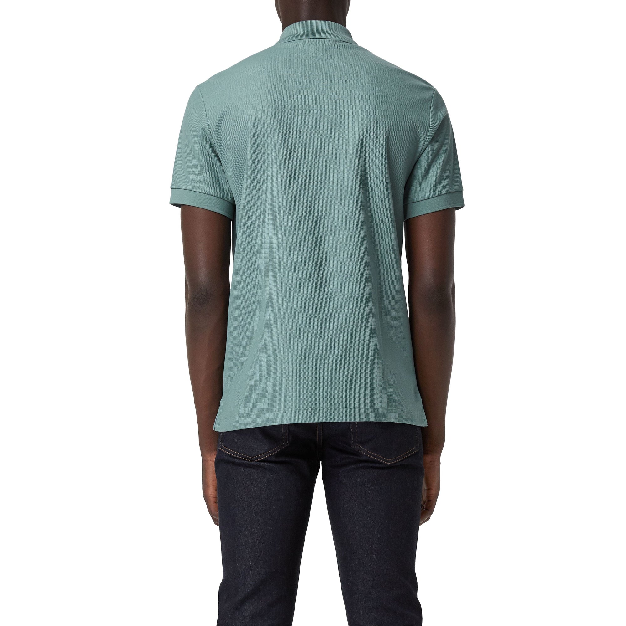 Polo à logo d'archive - Dusty Teal