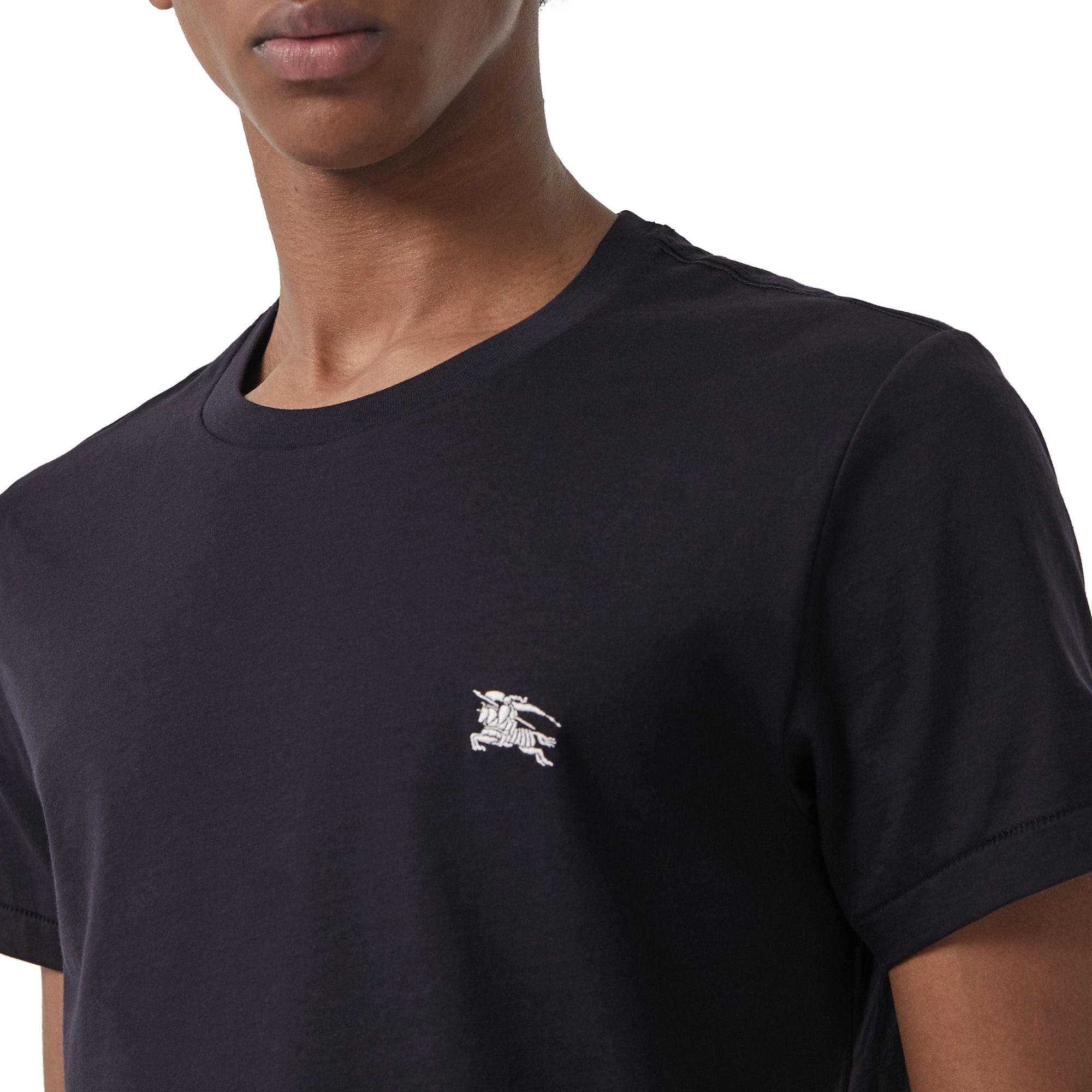 T-shirt à broderie cavalier - Navy