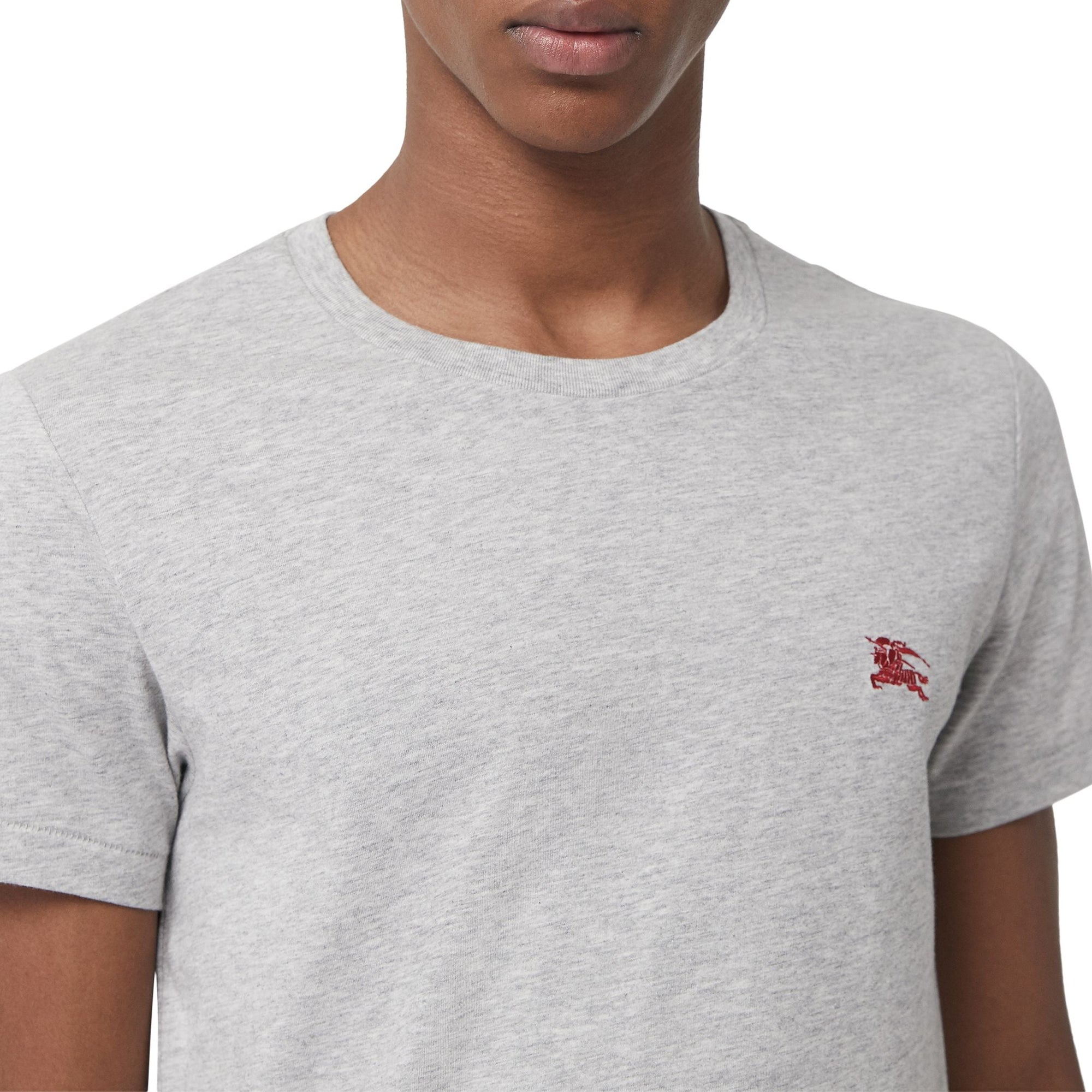 T-shirt classique ras du cou - Pale Grey Melange