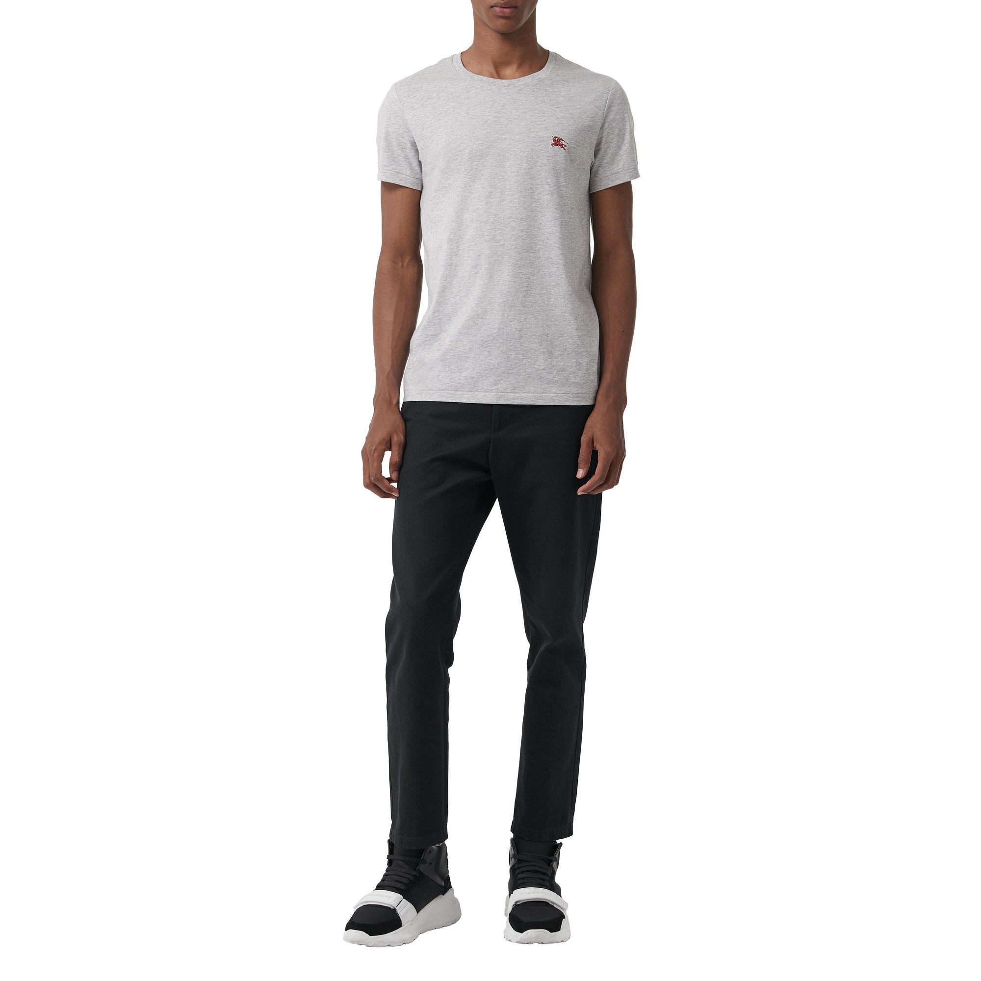 T-shirt classique ras du cou - Pale Grey Melange