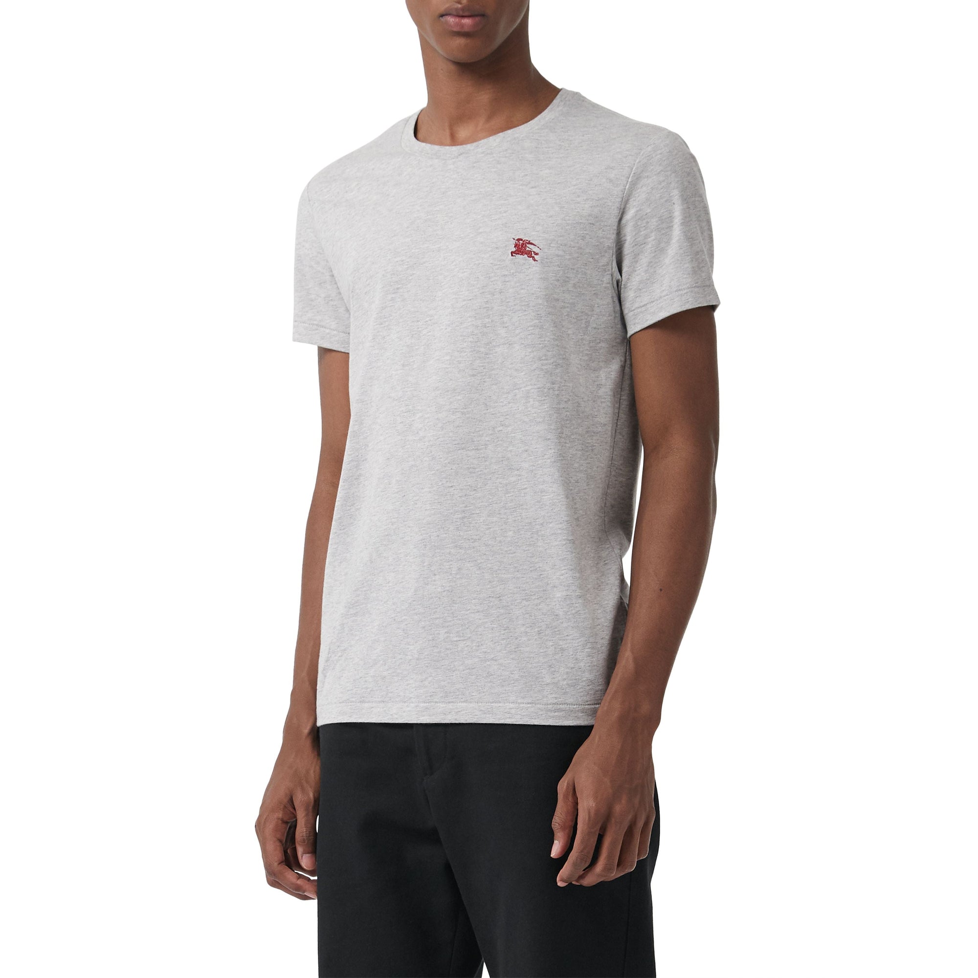 T-shirt classique ras du cou - Pale Grey Melange