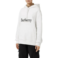 Hoodie à logo brodé - White