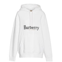 Hoodie à logo brodé - White
