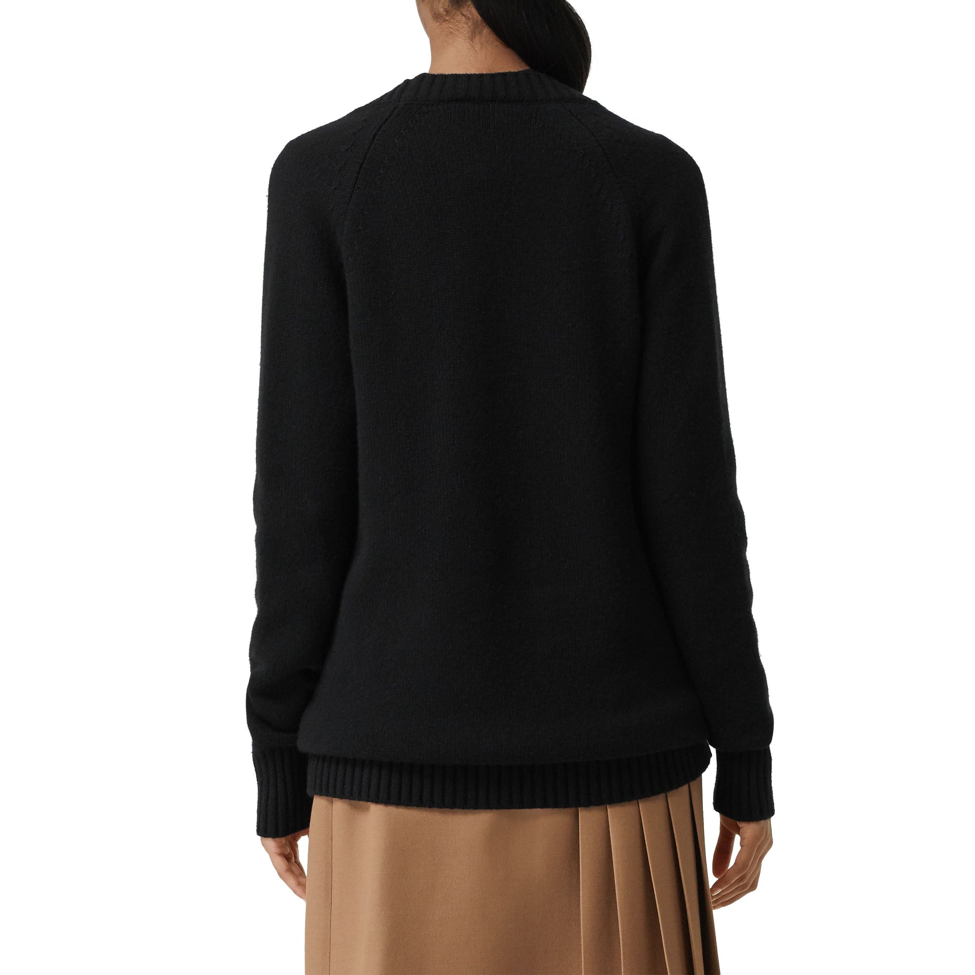 Cardigan en cachemire à boutons - Black