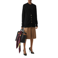 Cardigan en cachemire à boutons - Black