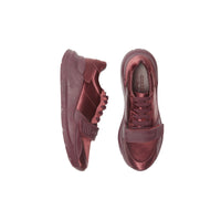 Sneakers en satin - Claret