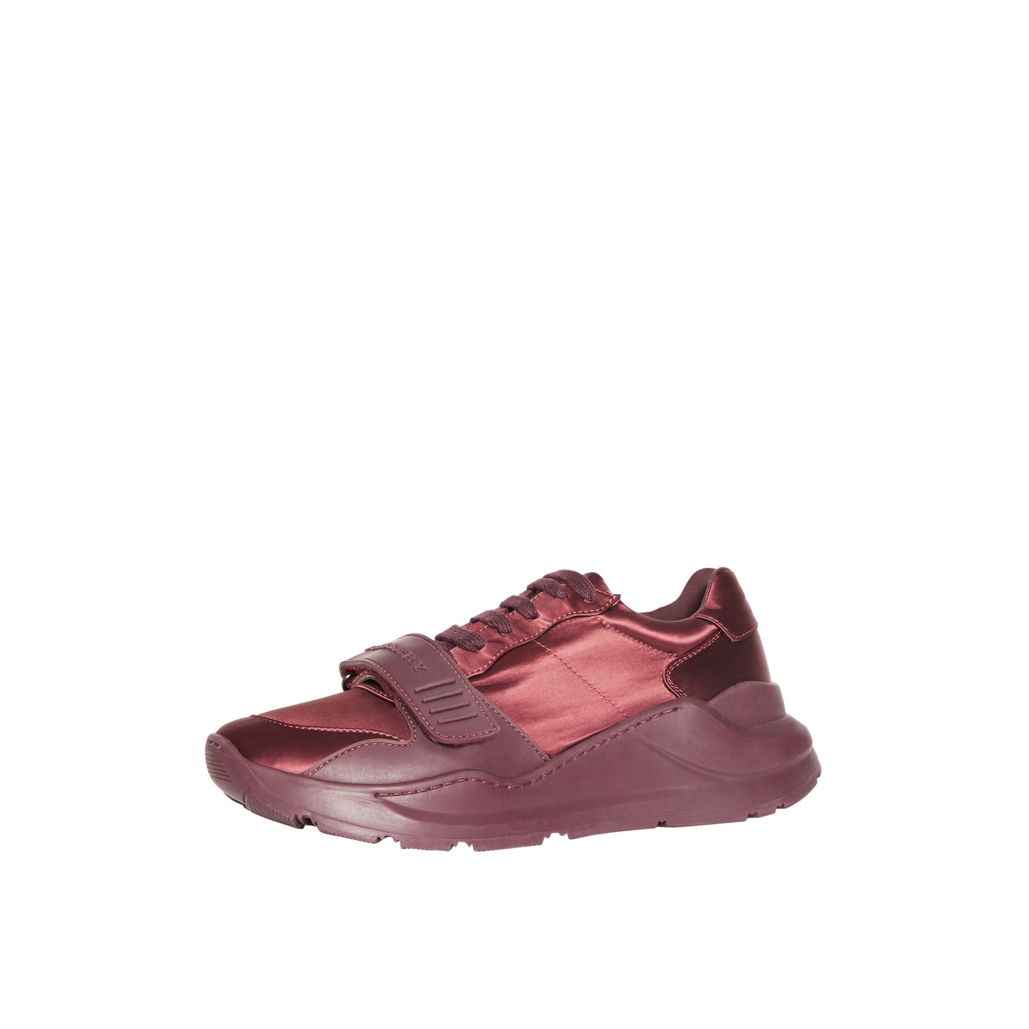 Sneakers en satin - Claret