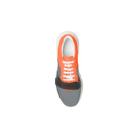 Sneakers color-block - Silver Grey & Orange