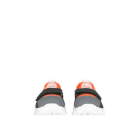 Sneakers color-block - Silver Grey & Orange
