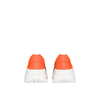 Sneakers color-block - Silver Grey & Orange
