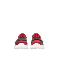 Sneakers multi-matières - Bordeaux