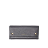 Portefeuille continental en cuir - Charcoal Grey