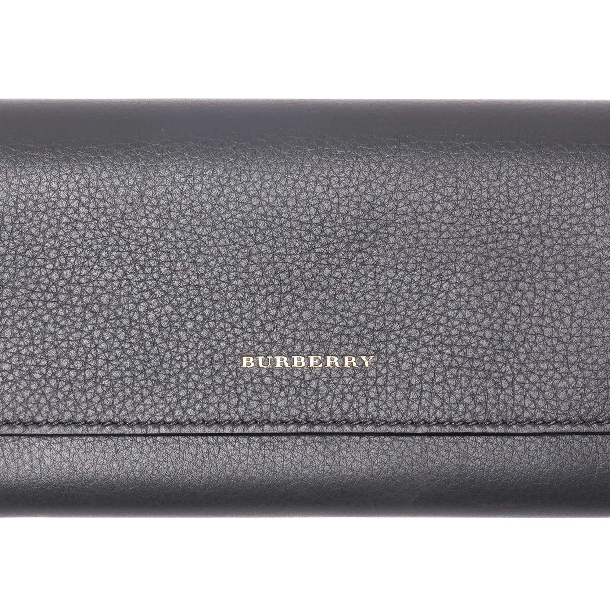 Portefeuille continental en cuir - Charcoal Grey