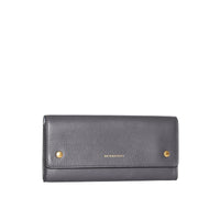 Portefeuille continental en cuir - Charcoal Grey