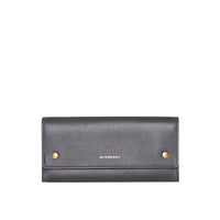 Portefeuille continental en cuir - Charcoal Grey