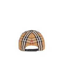 Casquette à motif Vintage check - Antique Yellow Check