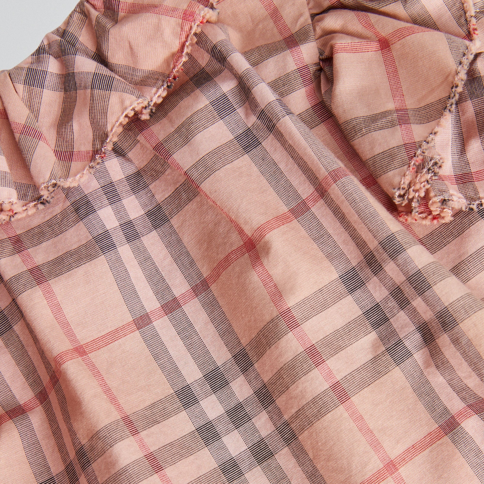Robe et bloomer en coton à motif check - Light Rose