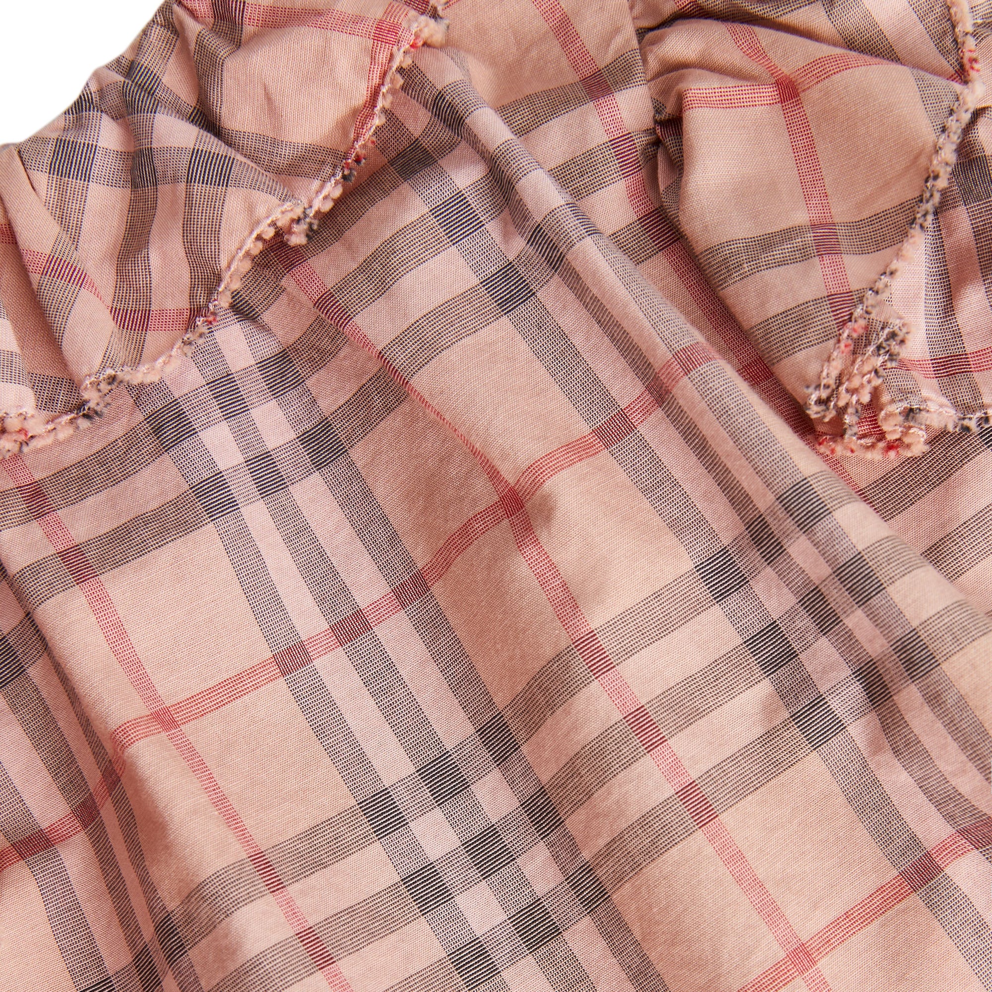 Robe et bloomer en coton à motif check - Light Rose