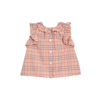 Robe et bloomer en coton à motif check - Light Rose
