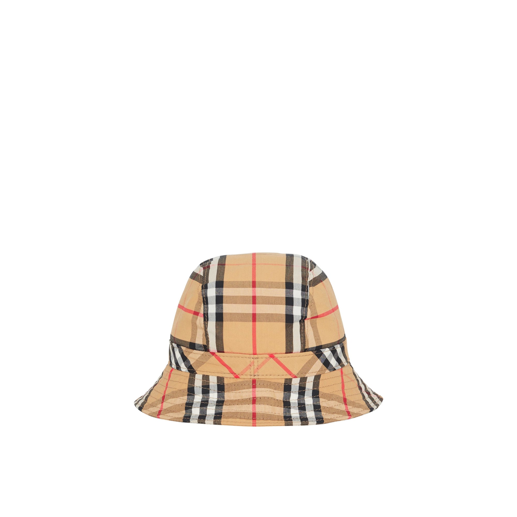 Bob en coton à motif Vintage check - Antique Yellow Check