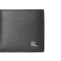 Portefeuille à rabat multidevise en cuir - Black