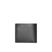 Portefeuille à rabat multidevise en cuir - Black
