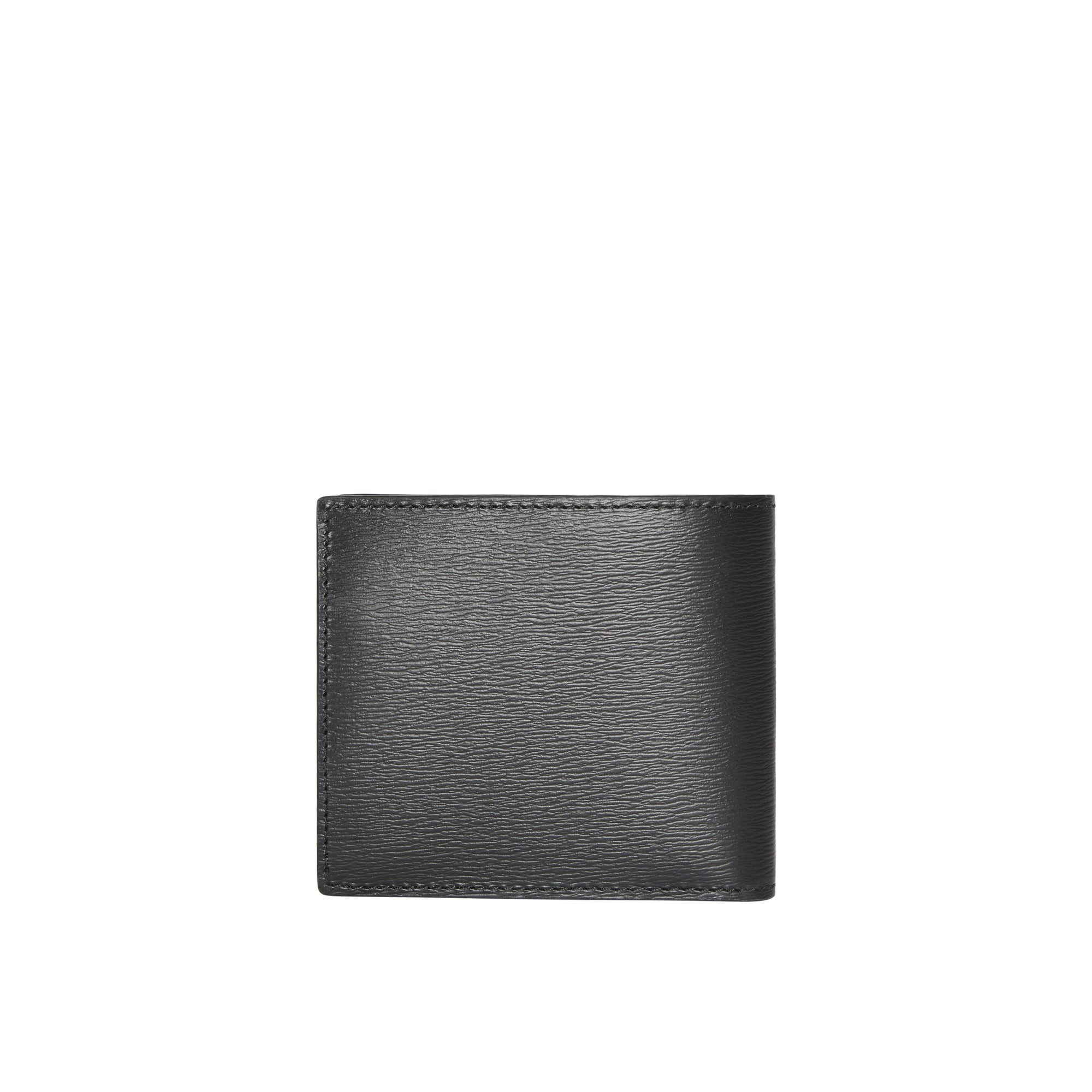 Portefeuille à rabat multidevise en cuir - Black