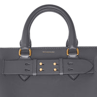 Petit sac The Belt en cuir - Charcoal Grey