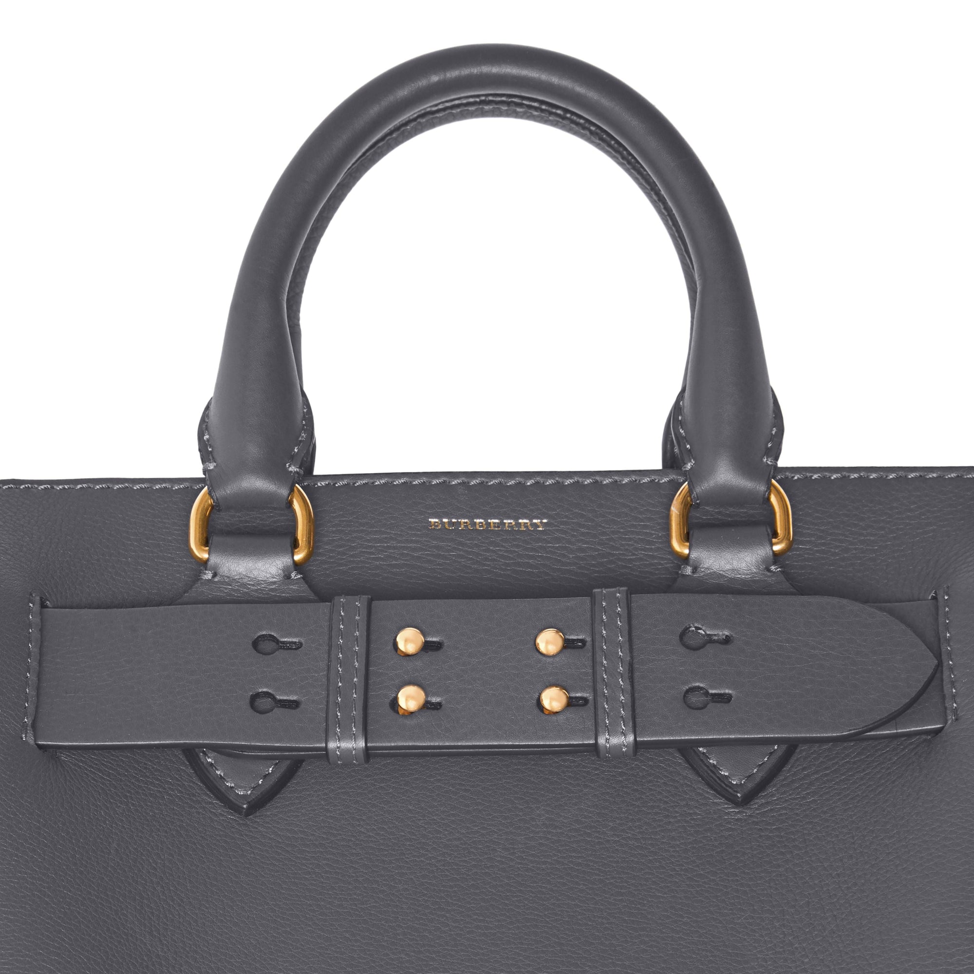 Petit sac The Belt en cuir - Charcoal Grey
