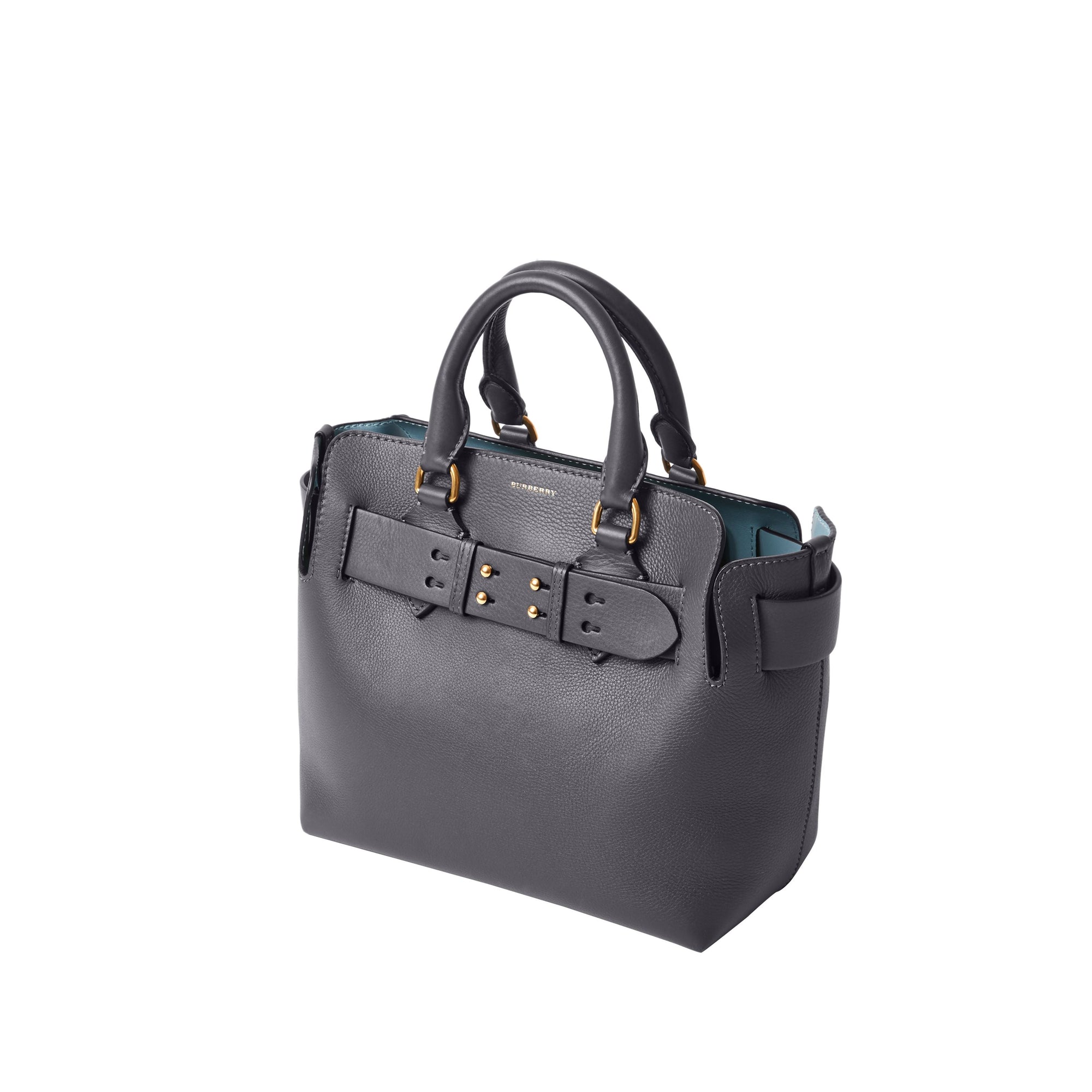 Petit sac The Belt en cuir - Charcoal Grey