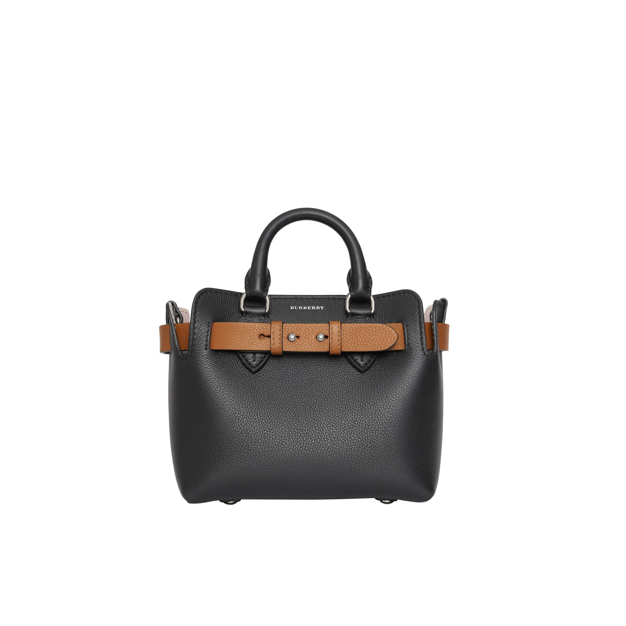 Mini sac The Belt en cuir - Black