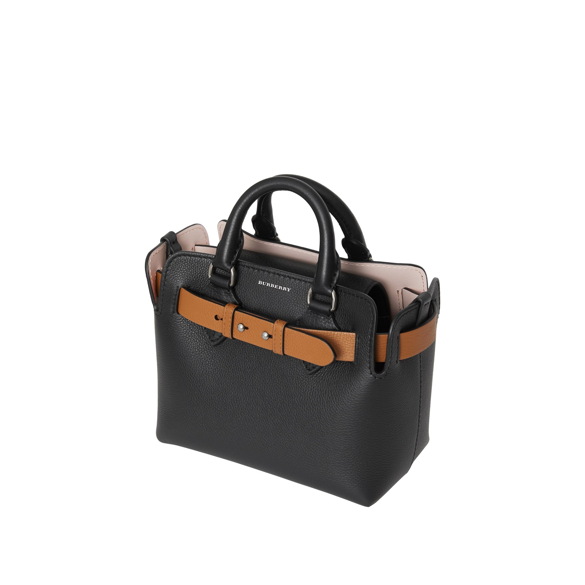 Mini sac The Belt en cuir - Black