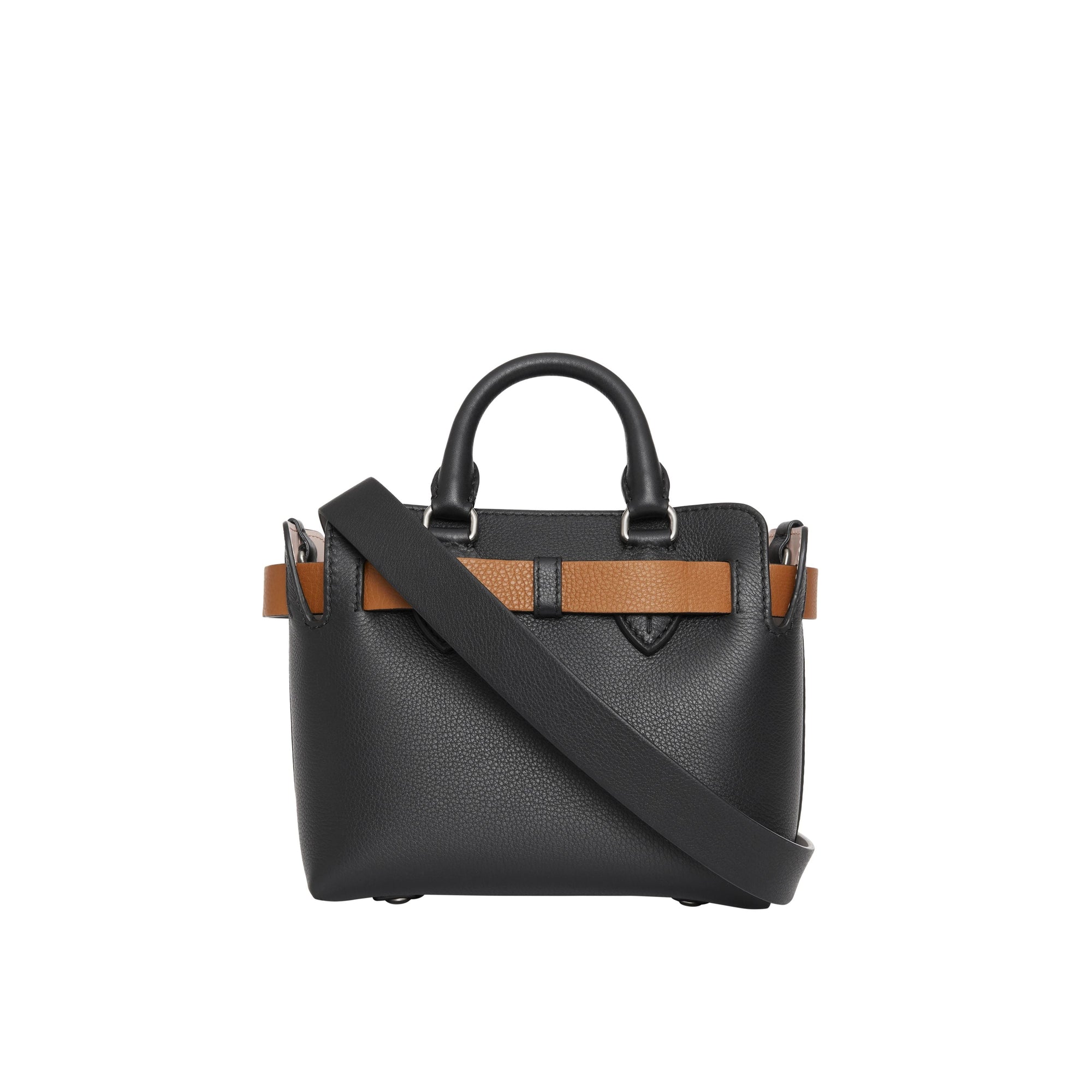 Mini sac The Belt en cuir - Black
