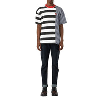 T-shirt en coton rayé - Navy Stre