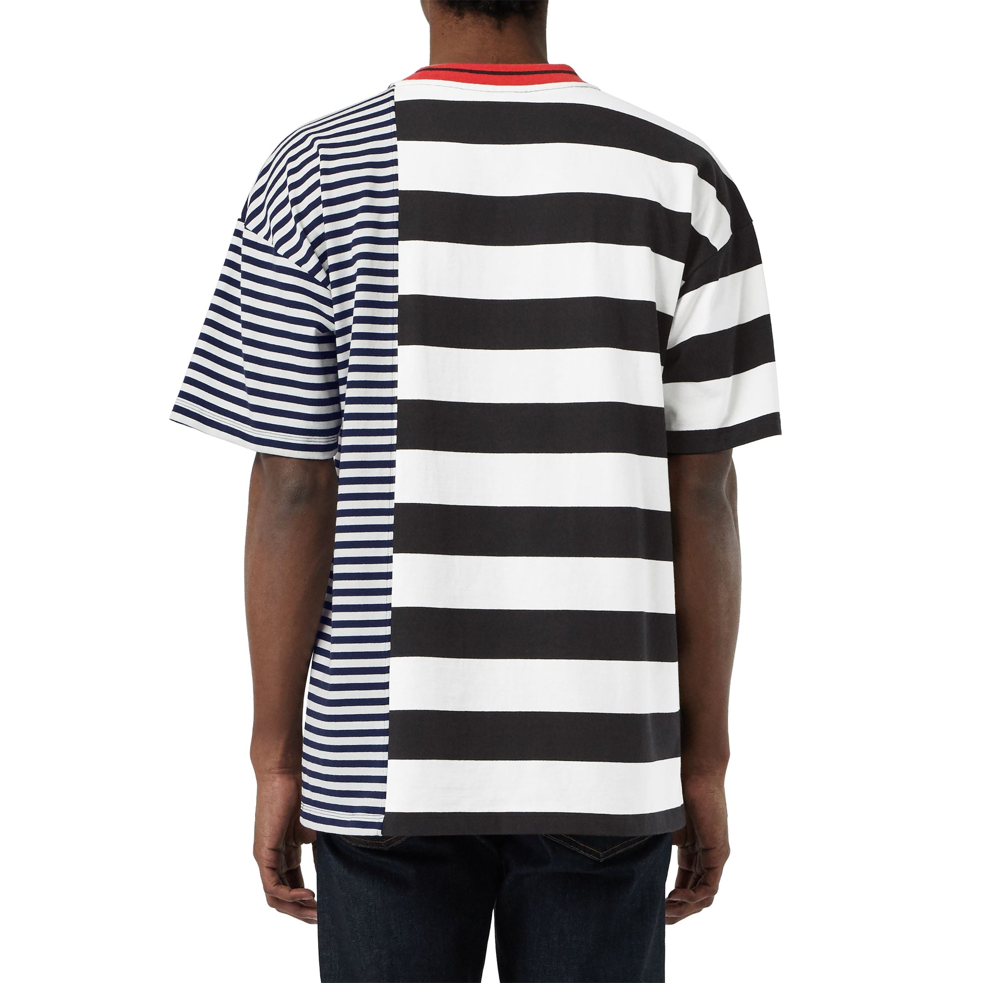 T-shirt en coton rayé - Navy Stre