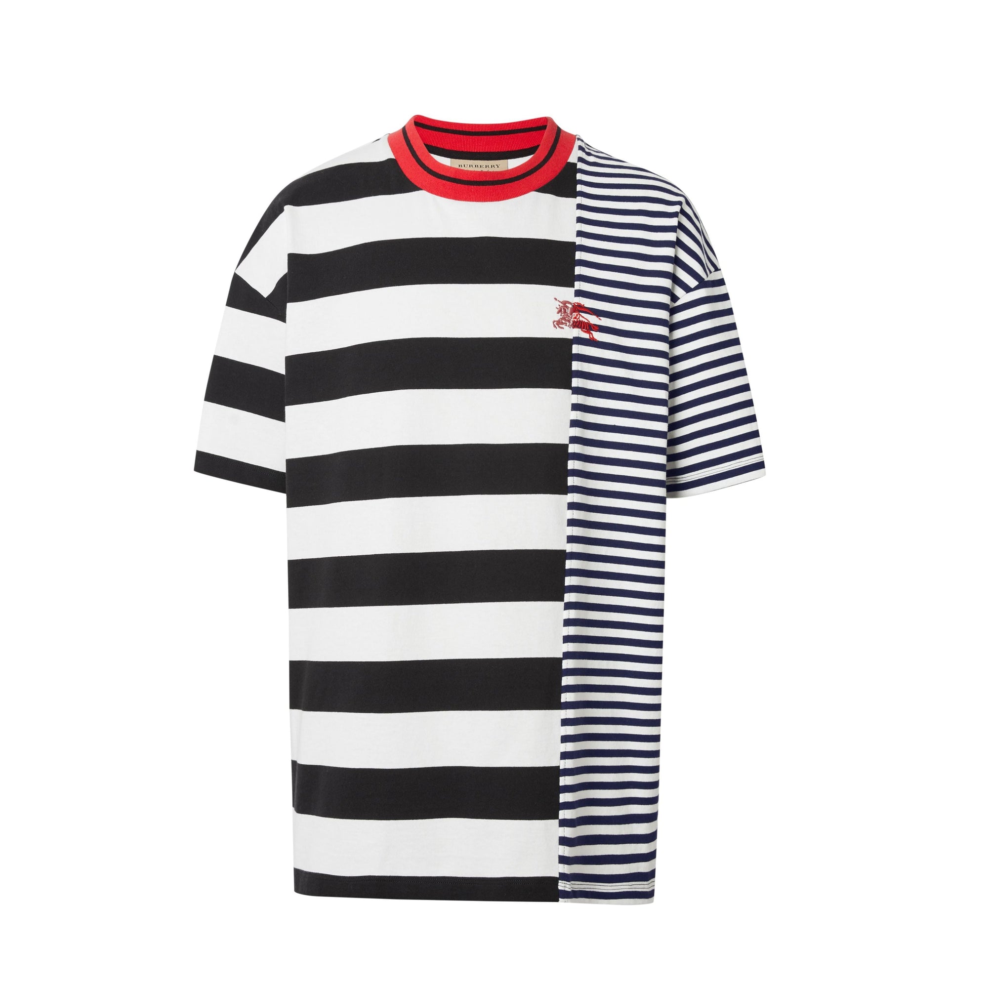 T-shirt en coton rayé - Navy Stre