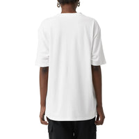 T-shirt en coton à logo d'archive brodé - White & Red
