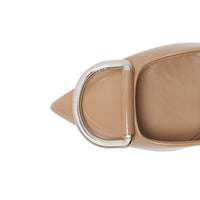 Escarpins The D-ring en cuir - Nude Blush