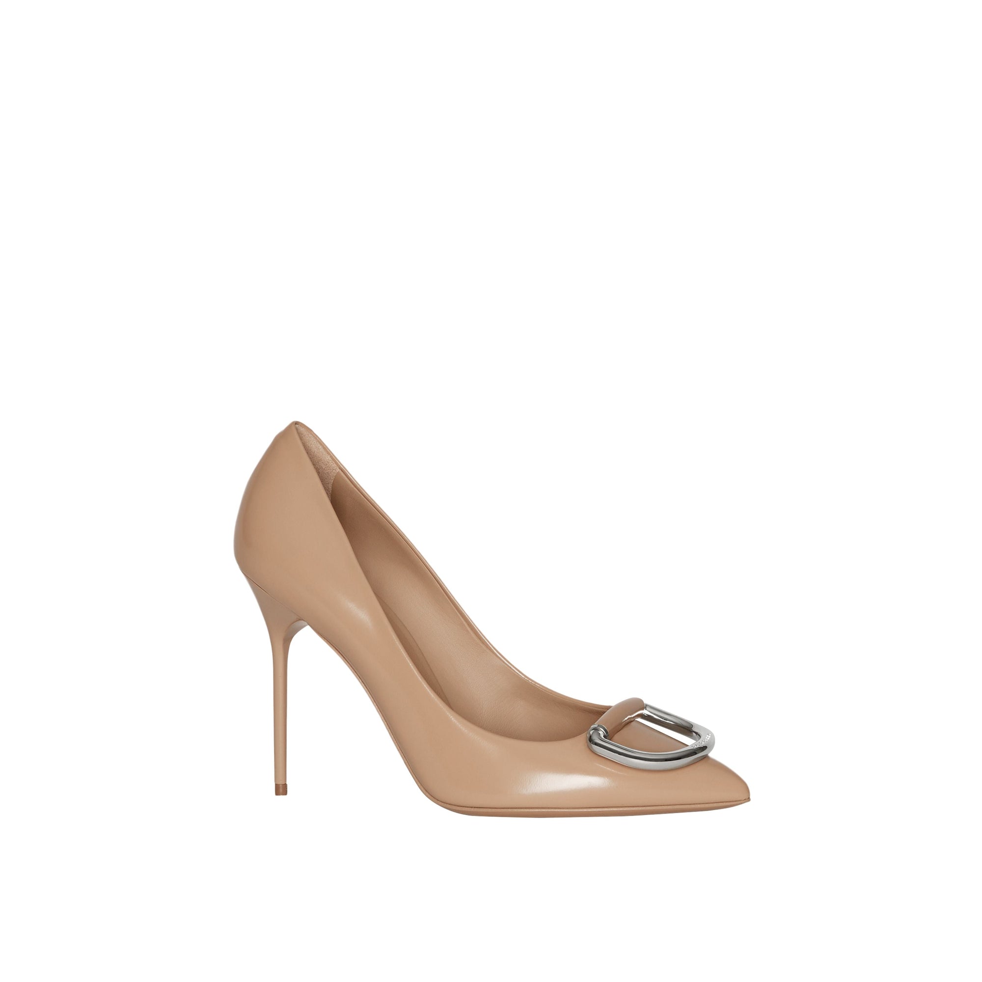 Escarpins The D-ring en cuir - Nude Blush