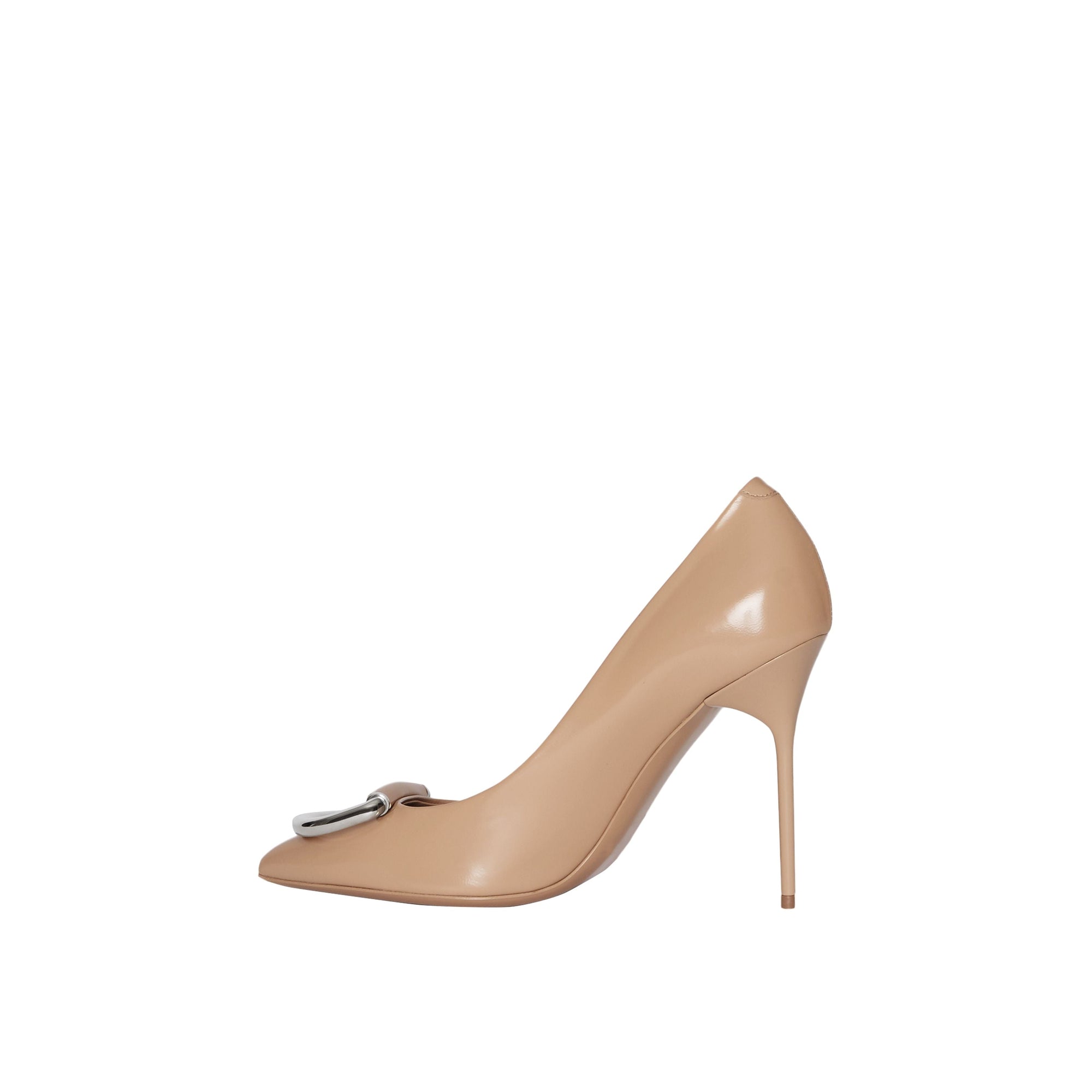 Escarpins The D-ring en cuir - Nude Blush