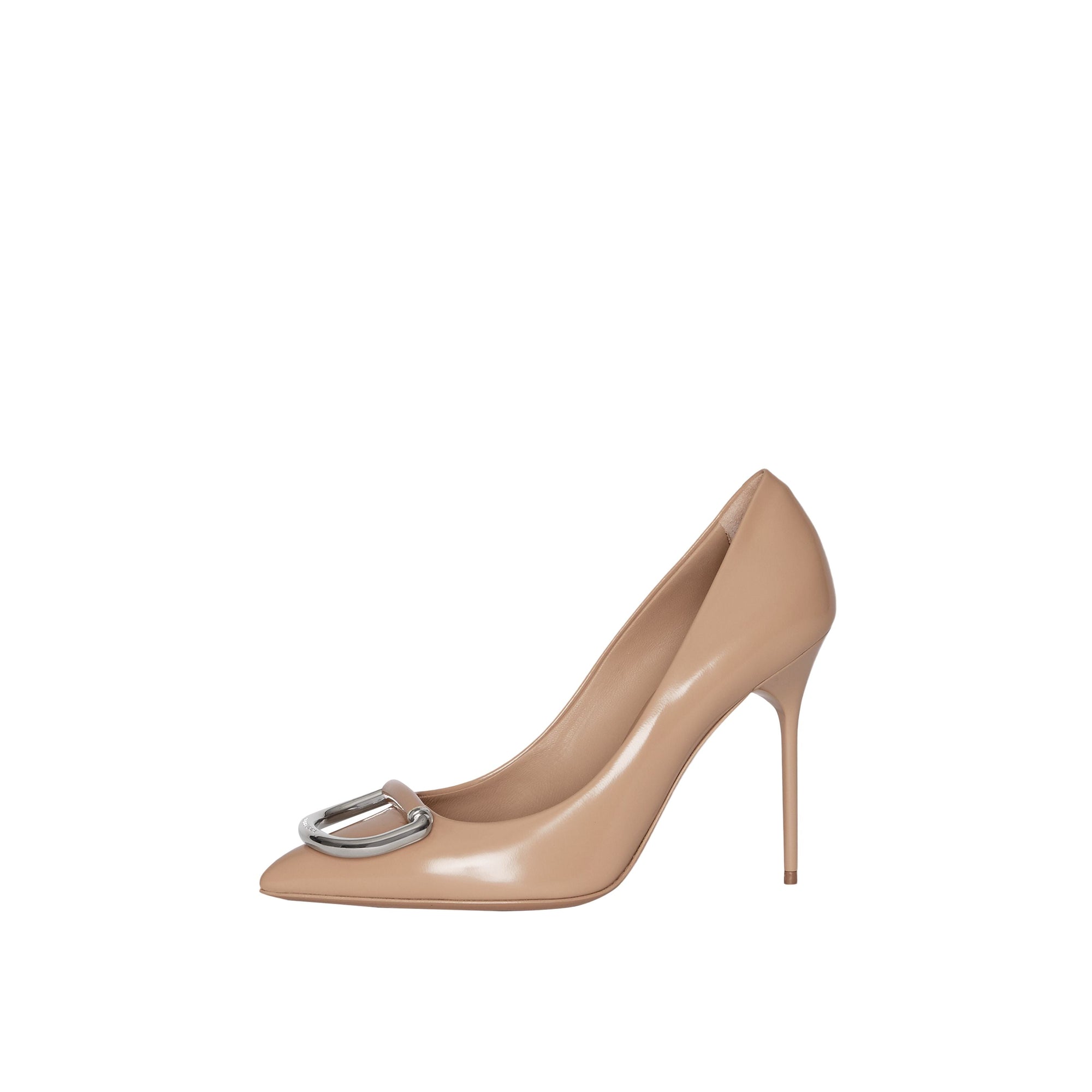Escarpins The D-ring en cuir - Nude Blush