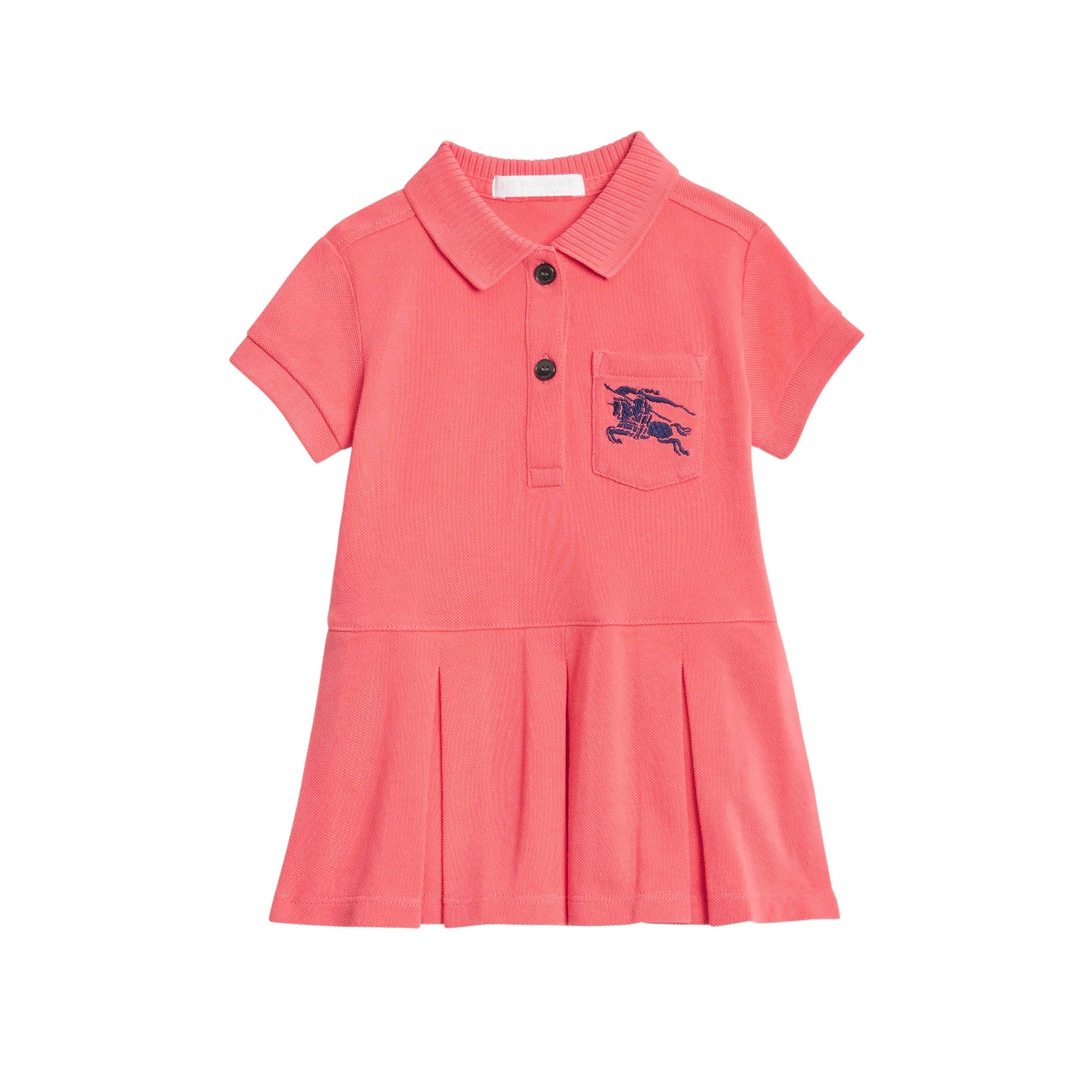 Robe polo à emblème du Cavalier - Bright Pink