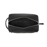 Pochette en cuir à emblème du cavalier - Black