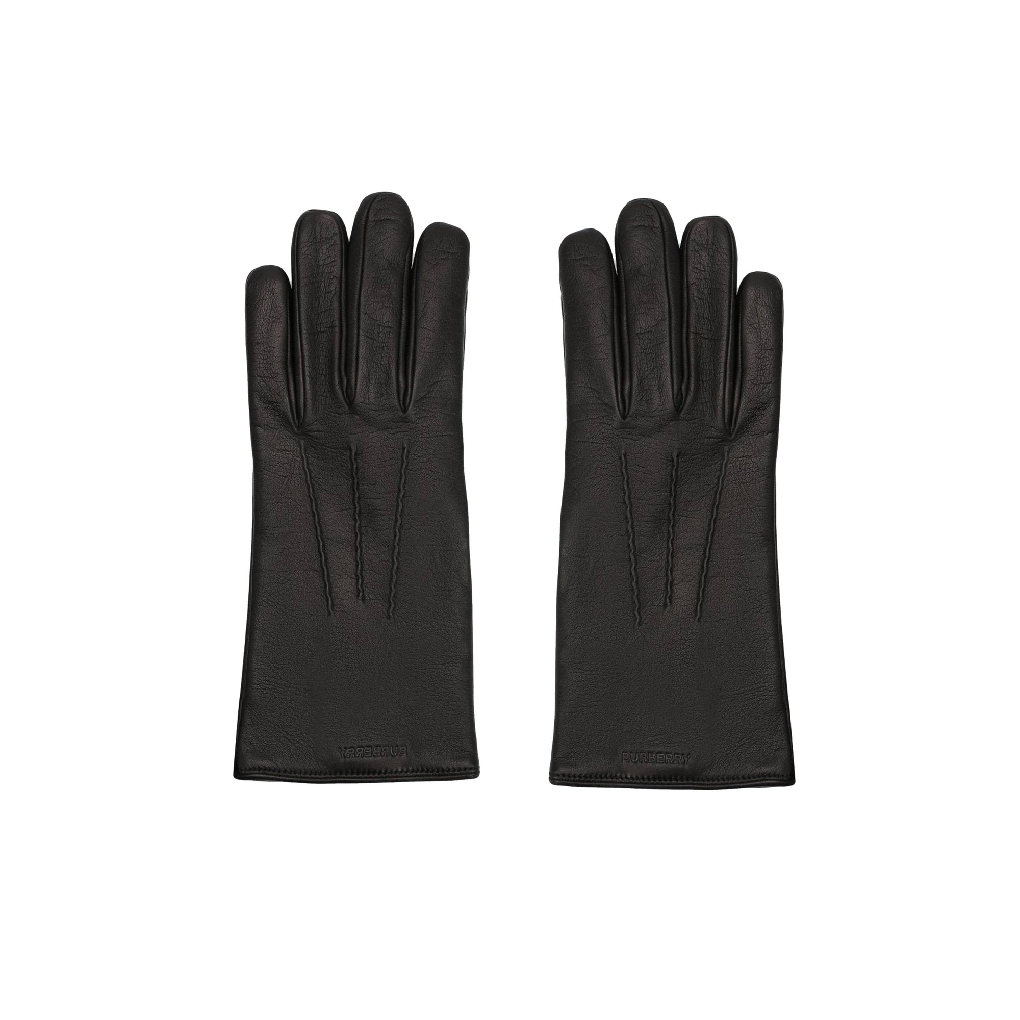 Gants Thomas en cuir - Black