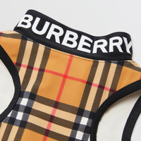 Maillot de bain une pièce à motif Vintage check - Antique Yellow Check