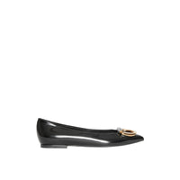Ballerines The D-ring en cuir - Black & Gold