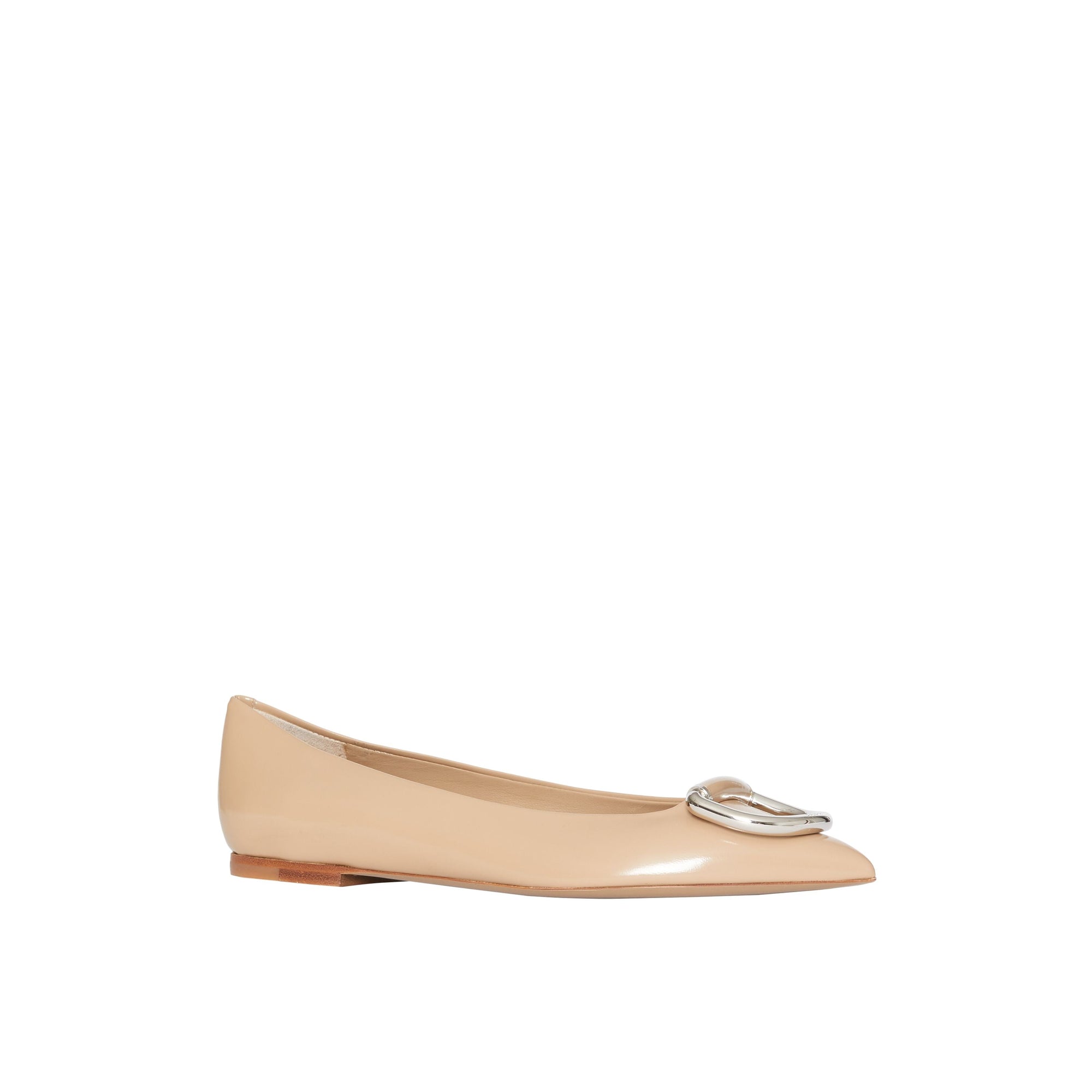 Ballerines The D-ring en cuir - Nude Blush
